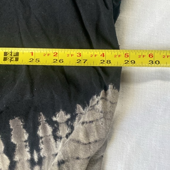 Women’s Tie Dye Hippie Dress OS Black & Tan - Picture 5 of 6